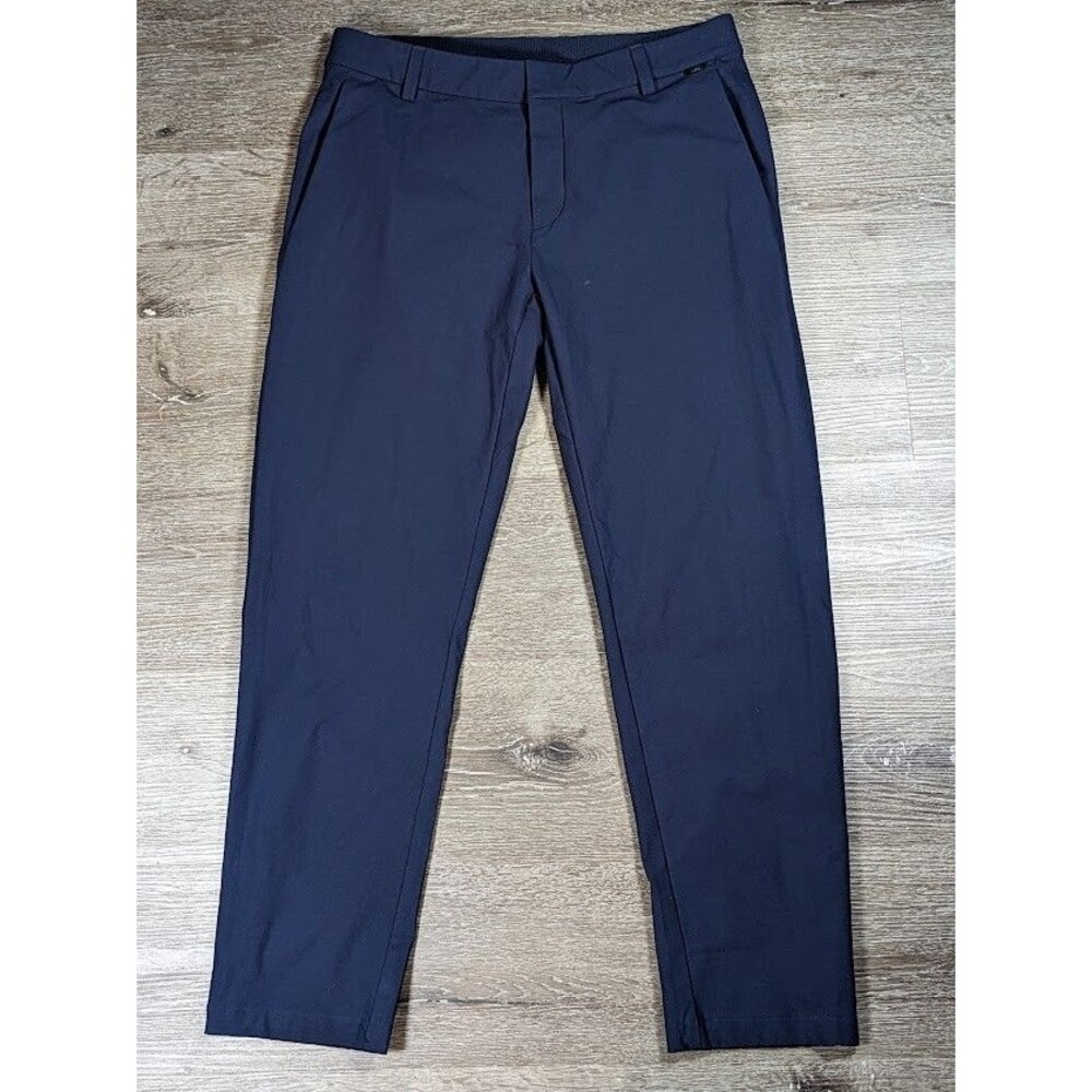 Nike 24.7 PerfectStretch Slim Chino Pants Mens 33x32 Navy Dri-FIT Golf